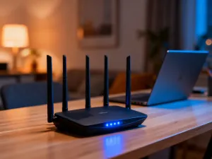 Ekran komputera z widocznym interfejsem zwrotu gry na platformie Steam, ustawiony na biurku z podświetlaną klawiaturą.