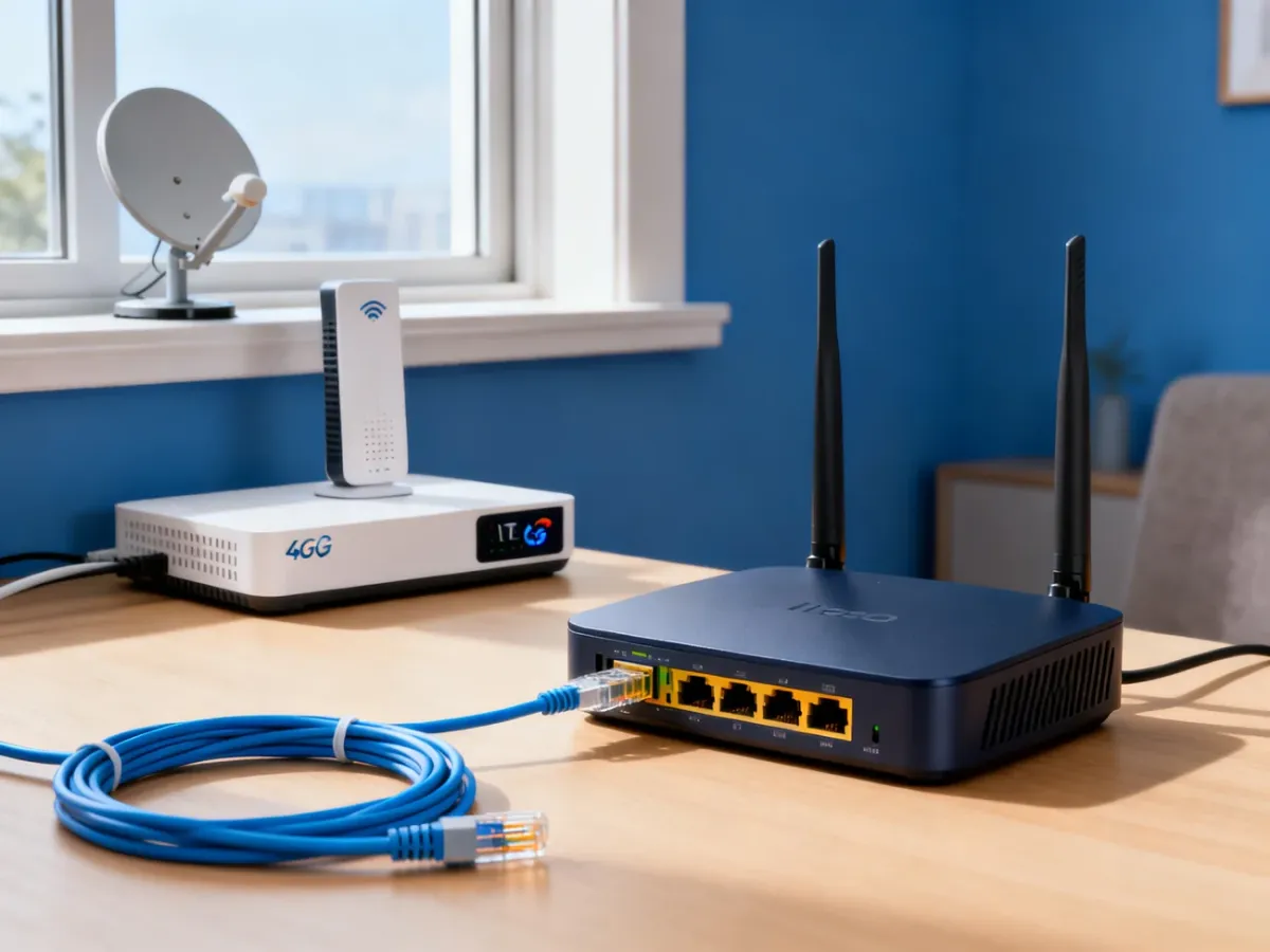 Porównanie technologii dostępu do internetu w domu