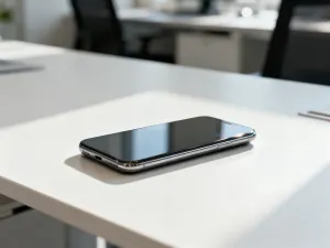 Wzmacniacz sygnału Wi-Fi wpięty do gniazdka elektrycznego z diodami sygnalizującymi poprawne połączenie z siecią.
