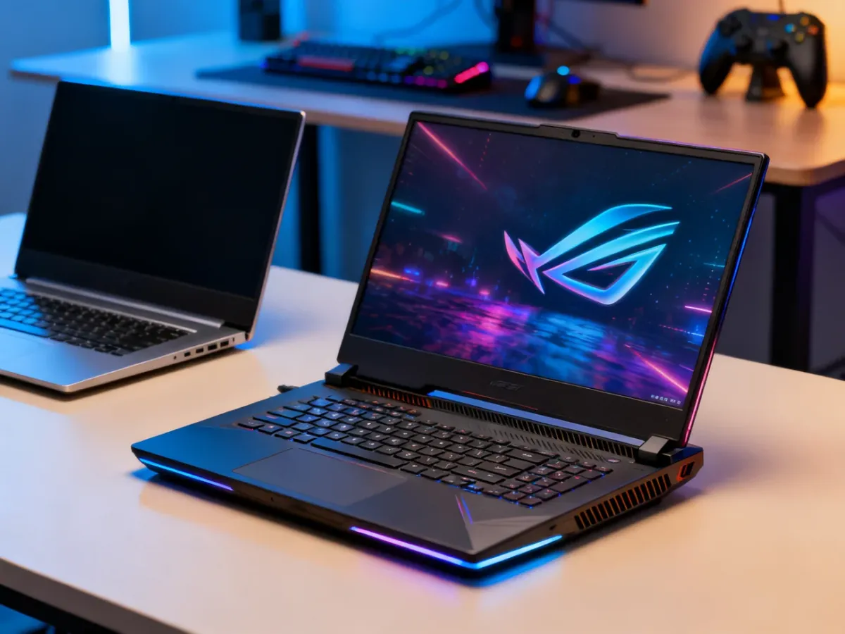 Laptop gamingowy z wydajnym chłodzeniem i ekranem o wysokiej częstotliwości odświeżania