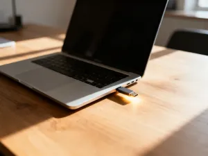 Ekran smartfona z interfejsem menedżera haseł i ikoną kłódki, symbolizujący bezpieczne zarządzanie danymi logowania.