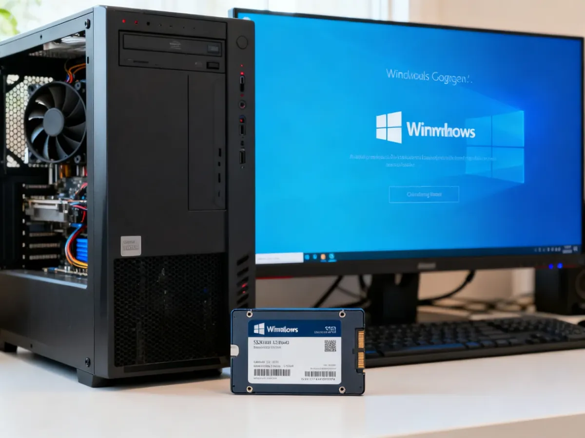 Starszy komputer i dysk SSD jako sposób na przyspieszenie aktualizacji systemu