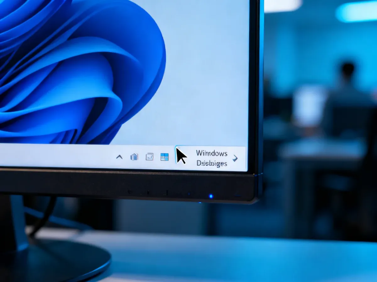 Kursor myszy wskazujący ustawienia paska zadań w systemie Windows 11 w celu wyłączenia widżetów.