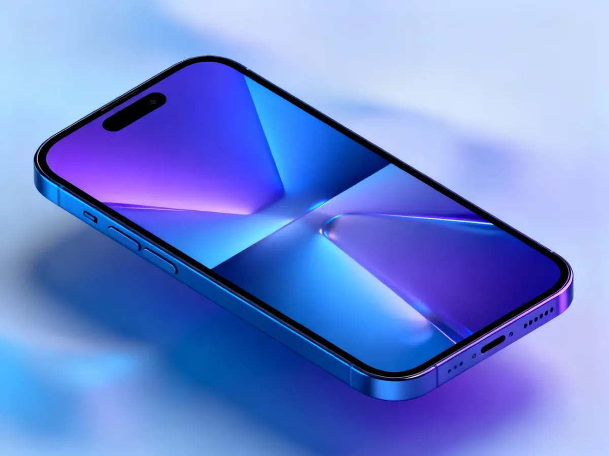 iPhone wyświetlający zdjęcie z subtelnym efektem przestrzennym 3D
